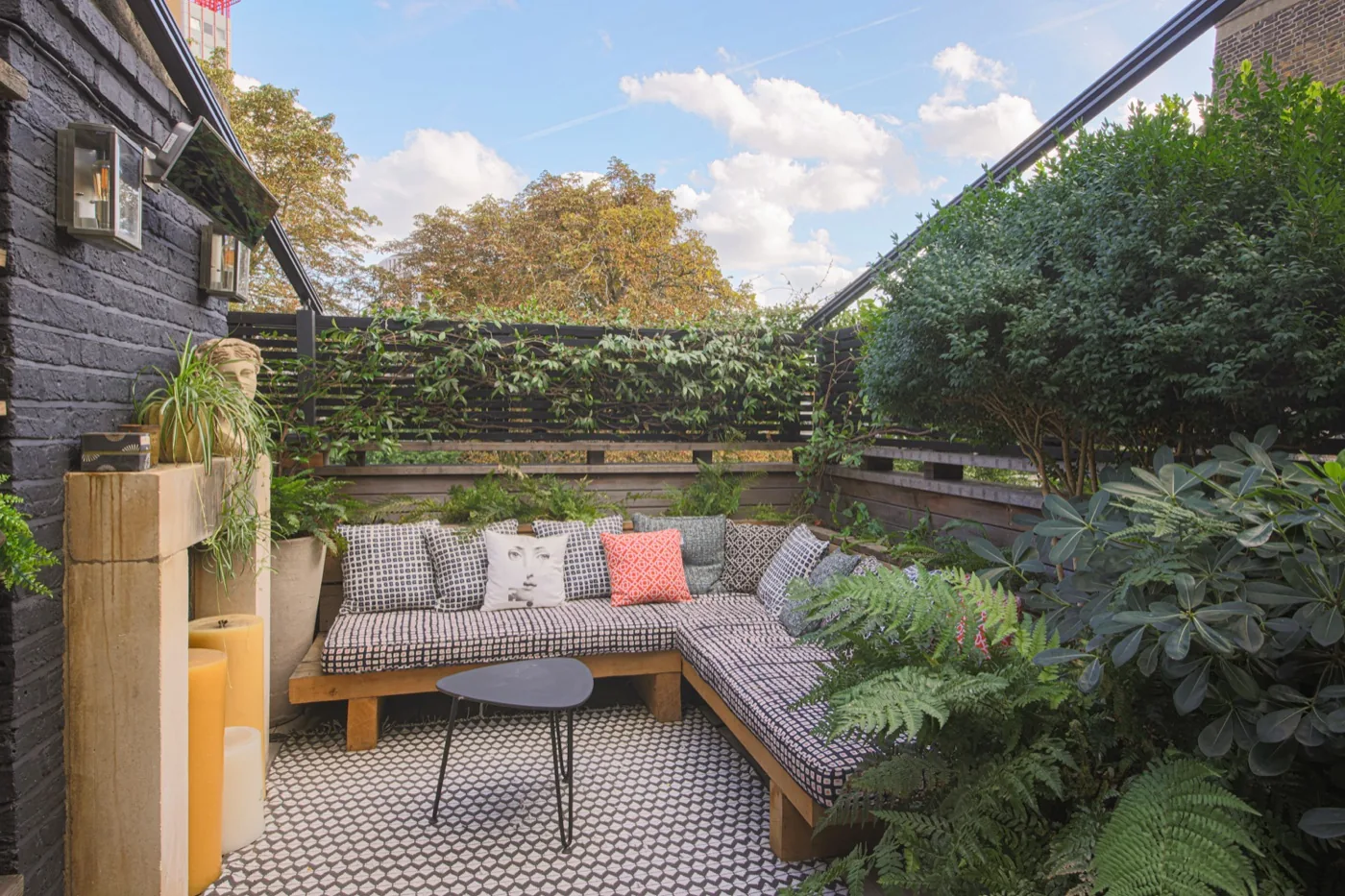 West London rooftop terrace